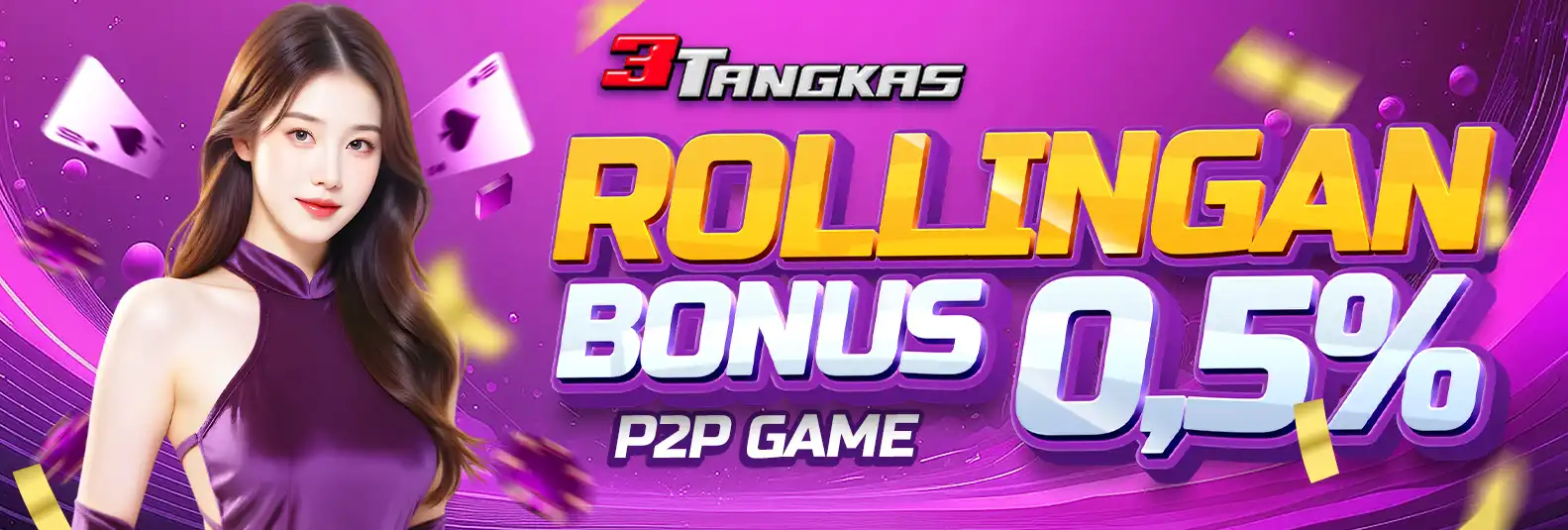 BONUS ROLLINGAN P2PGAME